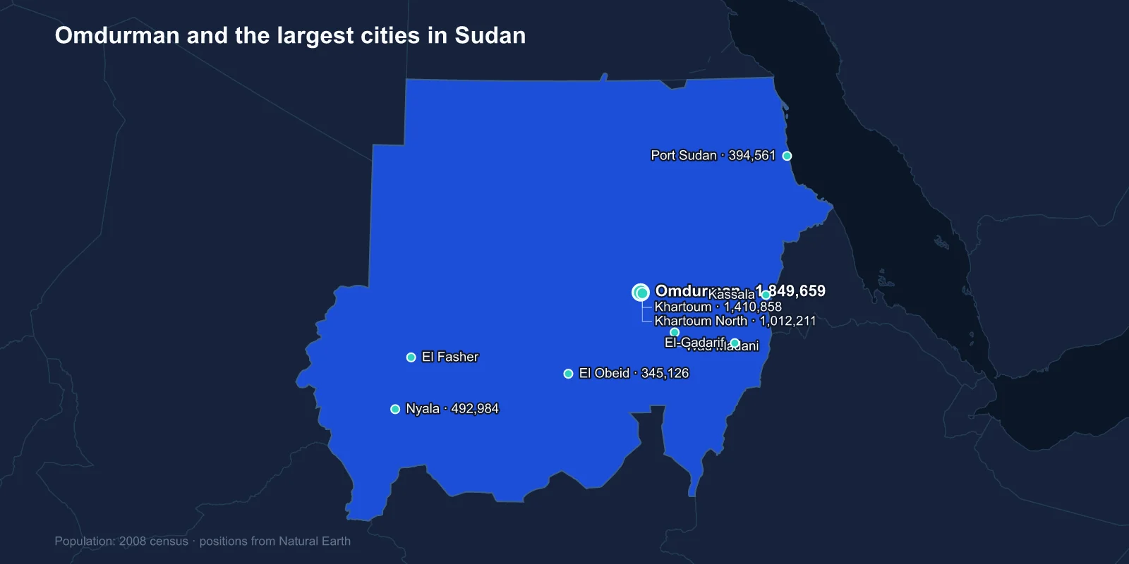 Largest Cities in Sudan: The Three Towns and What the War Did