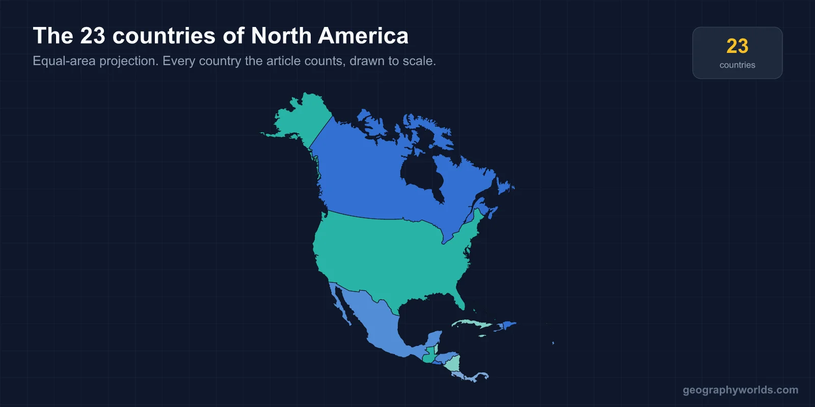 How Many Countries Are in North America? Complete List