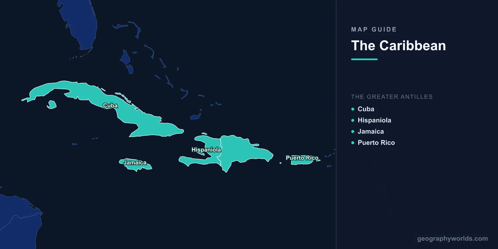 Caribbean Map: Islands, Countries & Geography Guide