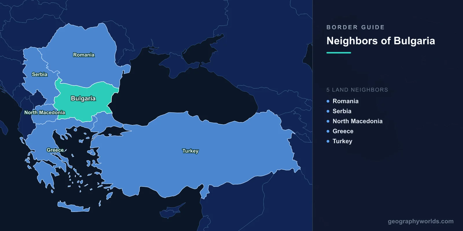 Countries That Border Bulgaria: Five Neighbours, Five Completely Different Frontiers