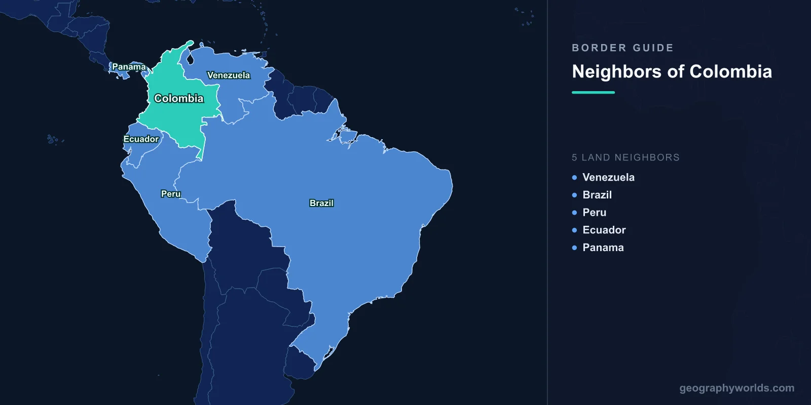 Countries That Border Colombia: Complete Guide to Colombia's 5 Neighbors