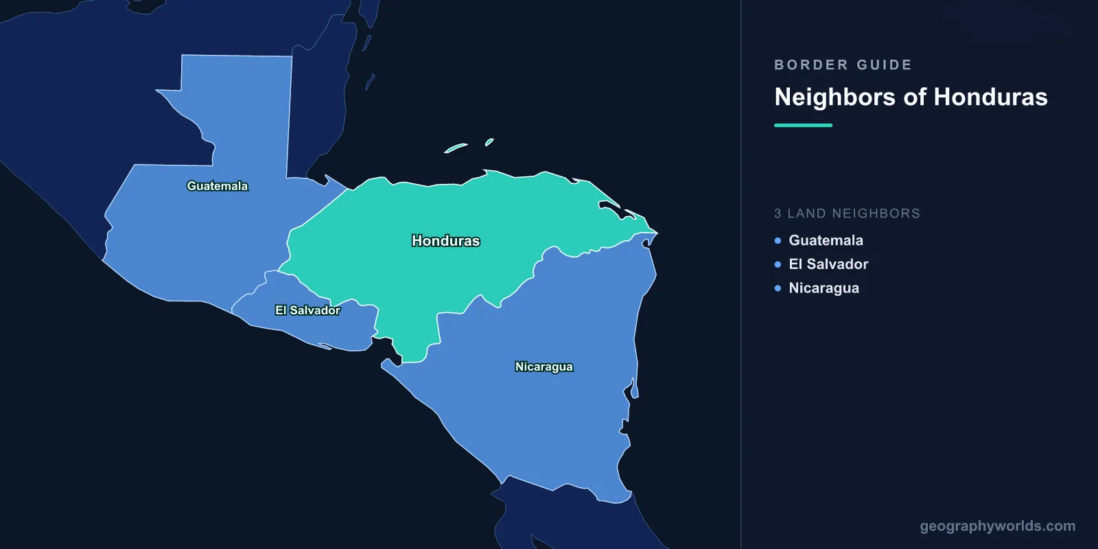 Countries That Border Honduras: Three Neighbours, a War Over Football, and a Gulf Shared Three Ways