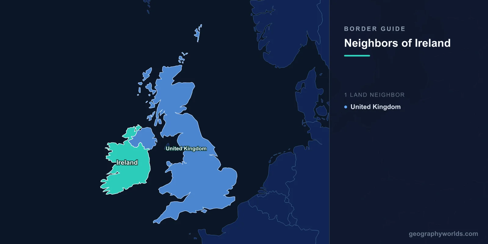 Countries That Border Ireland: The Republic's Single Land Frontier, and How It Got There