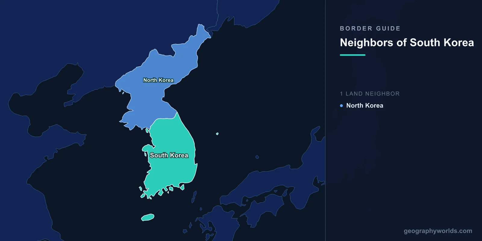 Countries That Border South Korea: Complete Guide to South Korea's Only Land Neighbor