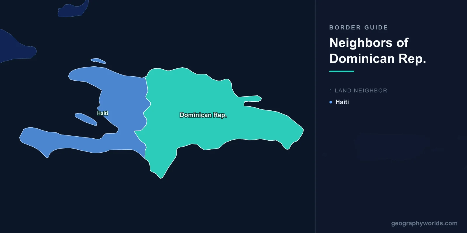 Countries That Border the Dominican Republic: One Neighbour and a Wall Going Up Between Them