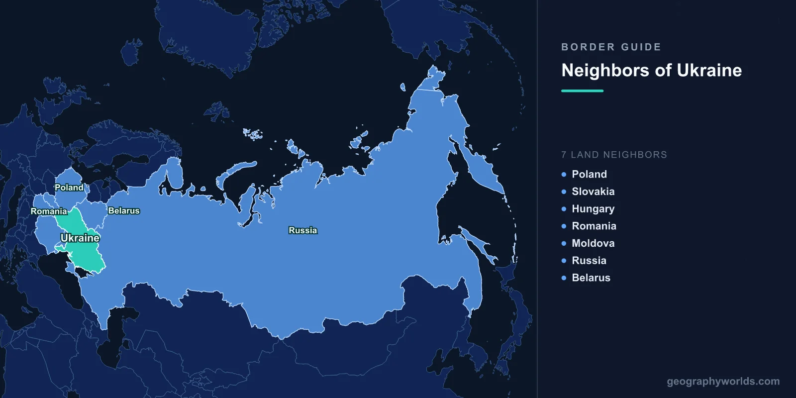 Countries That Border Ukraine: 7 European Neighbors