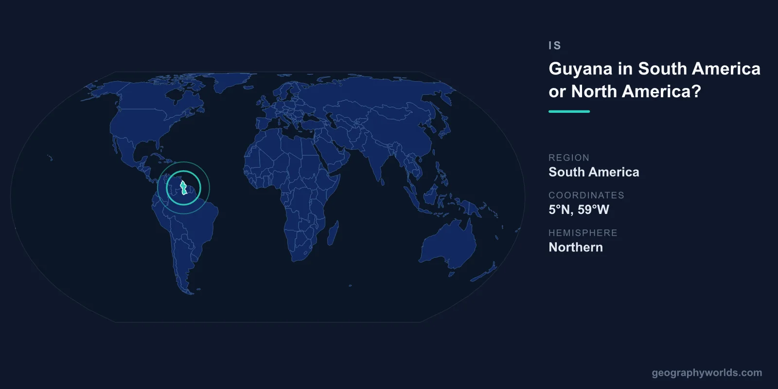 Is Guyana in South America or North America? Geographic Placement Explained