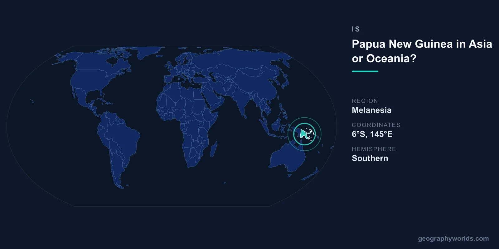 Is Papua New Guinea in Asia or Oceania? Geographic Placement Explained