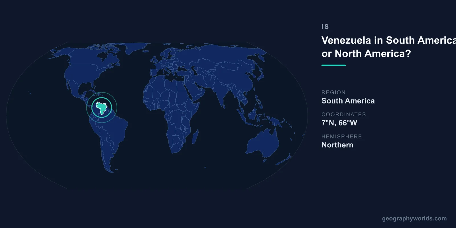 Is Venezuela in South America or North America? Geographic Placement Explained