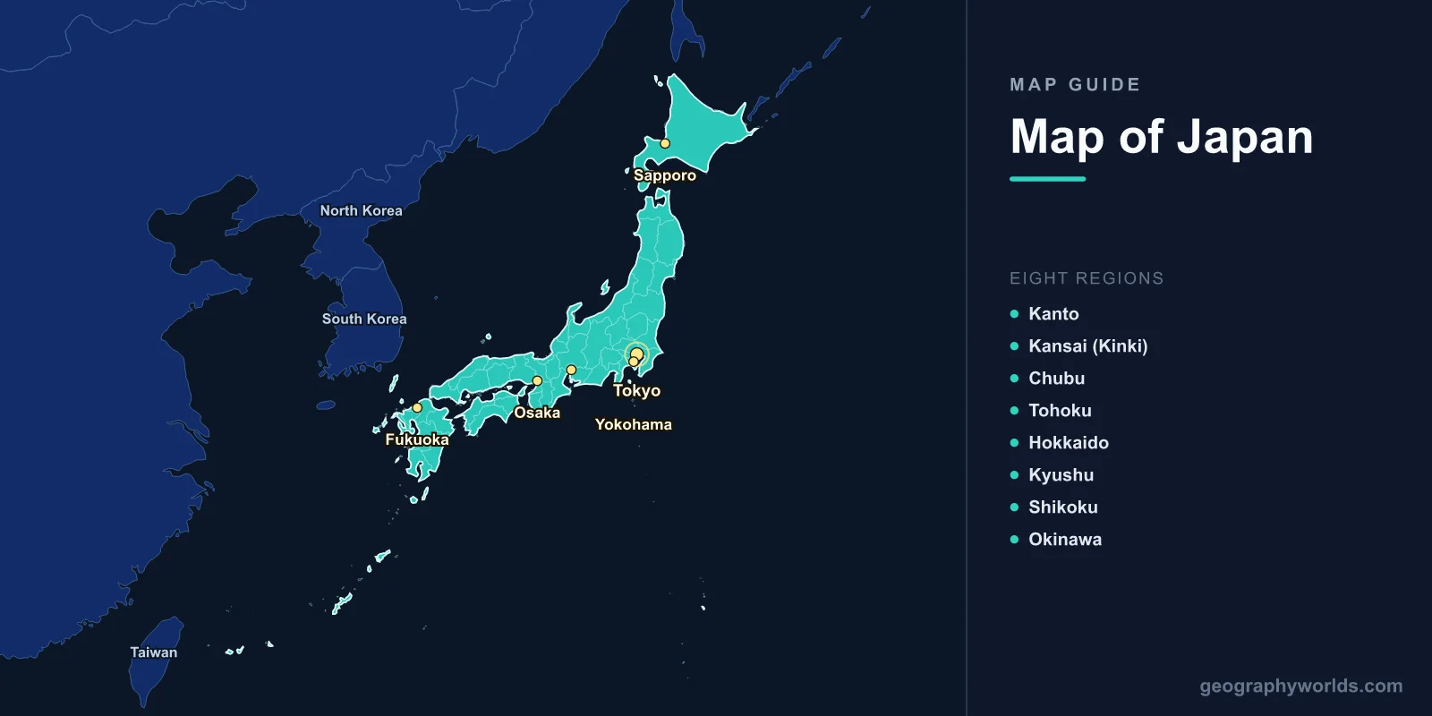 Map of Japan: Islands, Cities, Regions & Geography Guide