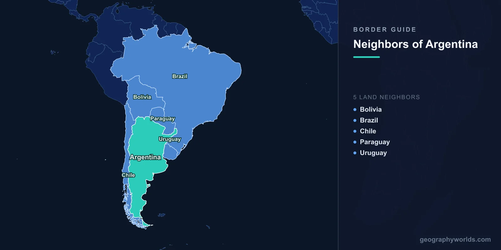 Neighboring Countries of Argentina: Complete Border Guide