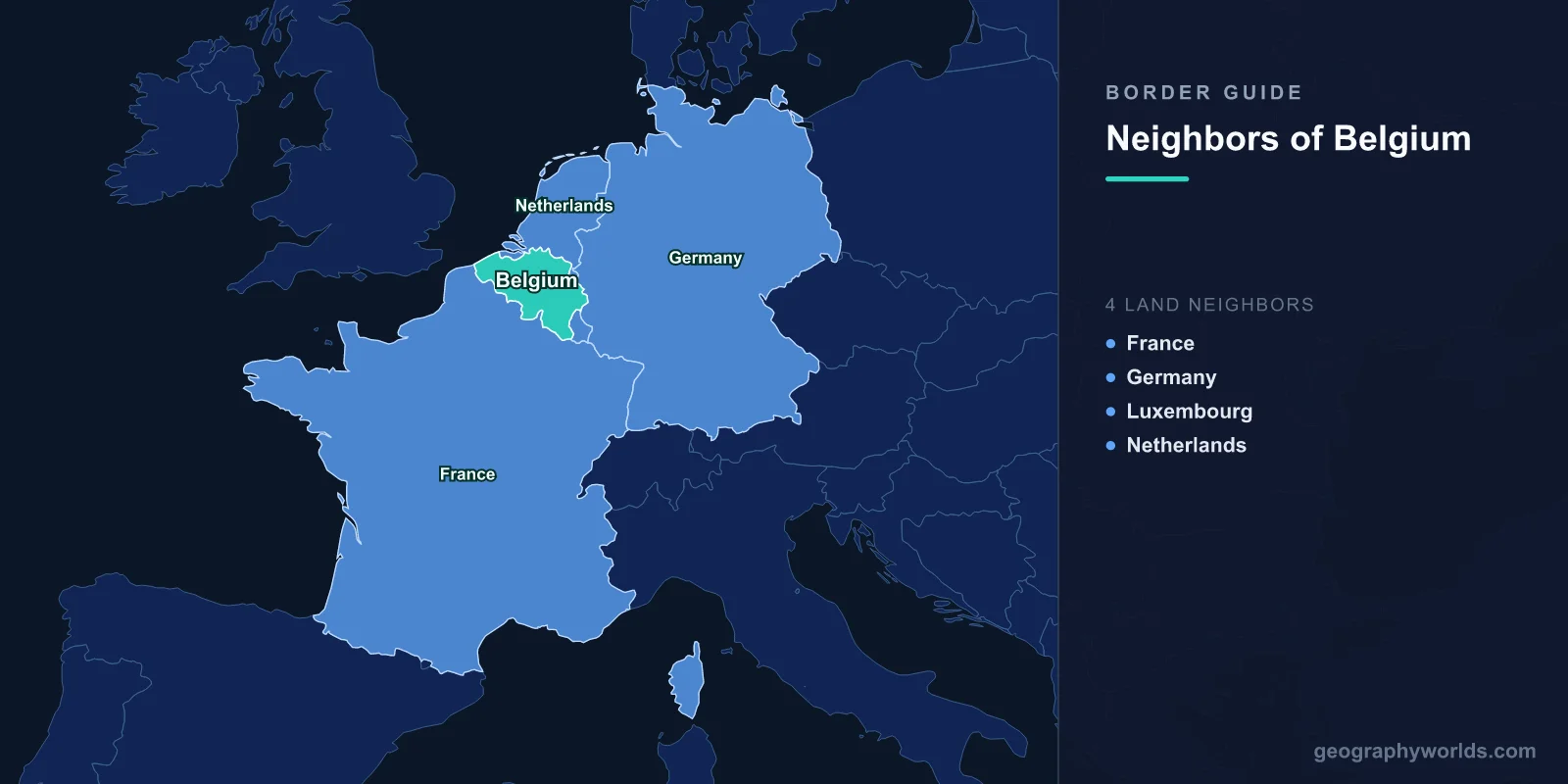 Neighboring Countries of Belgium: Complete Border Guide