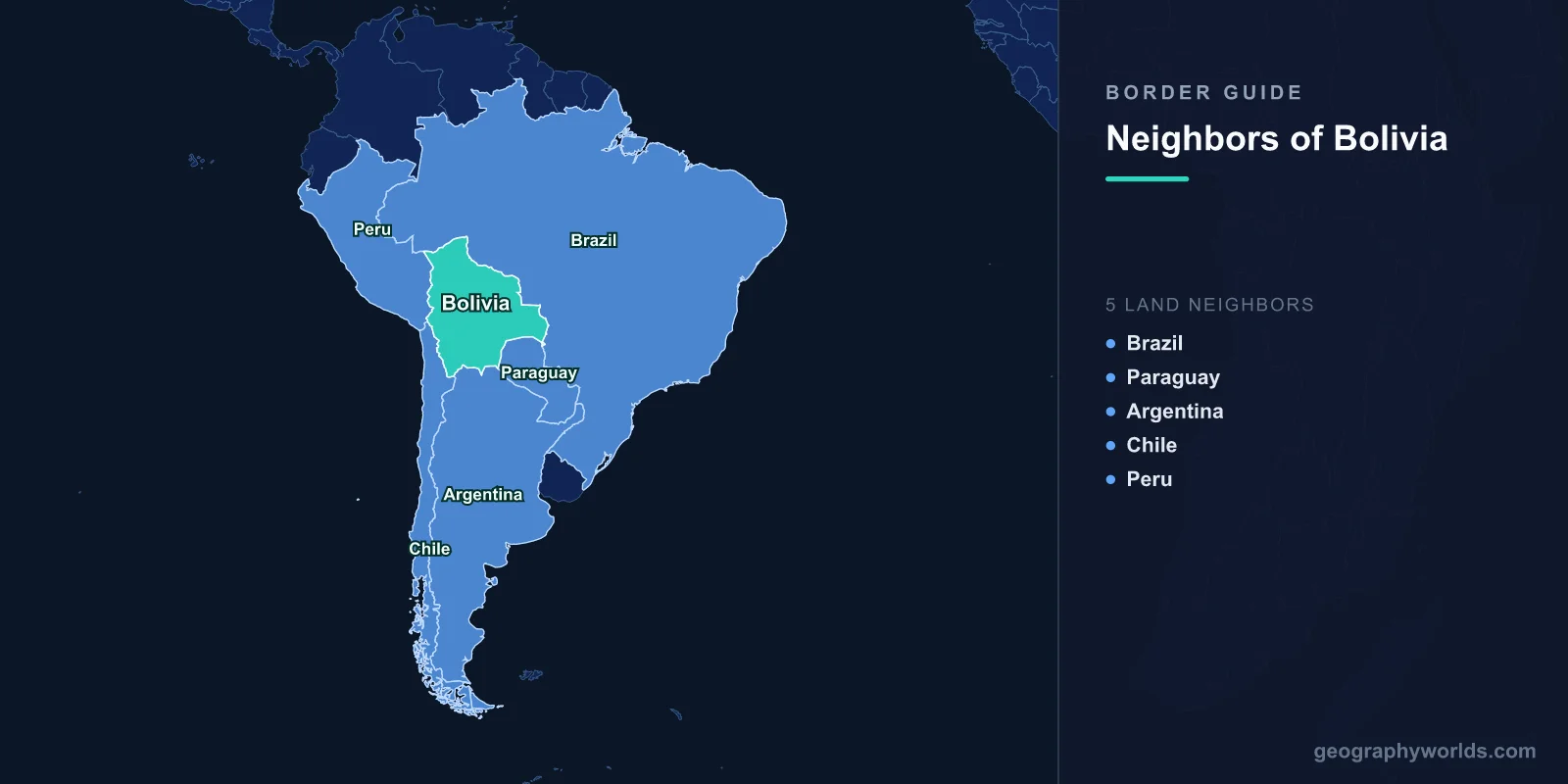 Neighboring Countries of Bolivia: Complete Border Guide