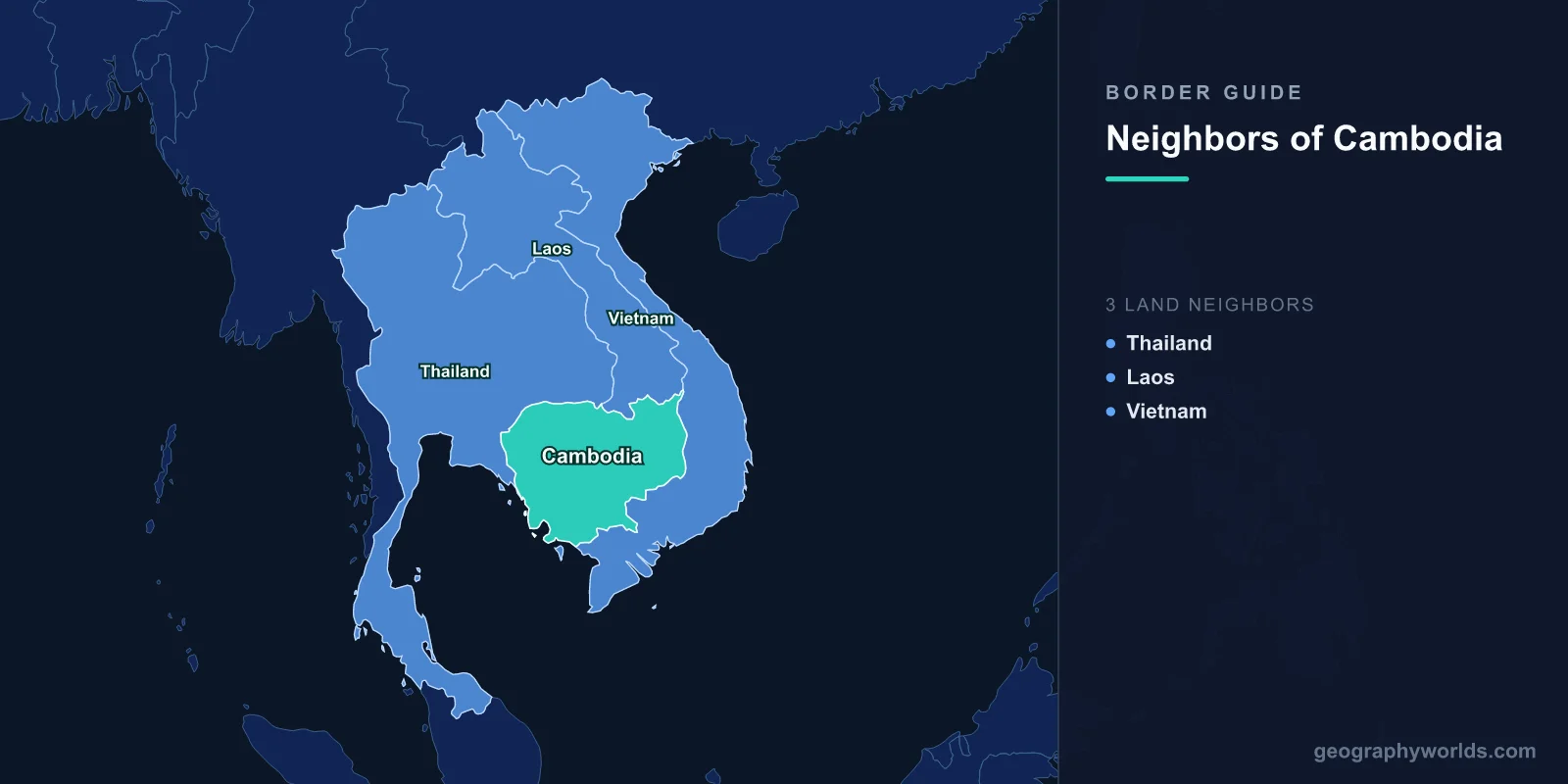 Neighboring Countries of Cambodia: Complete Border Guide