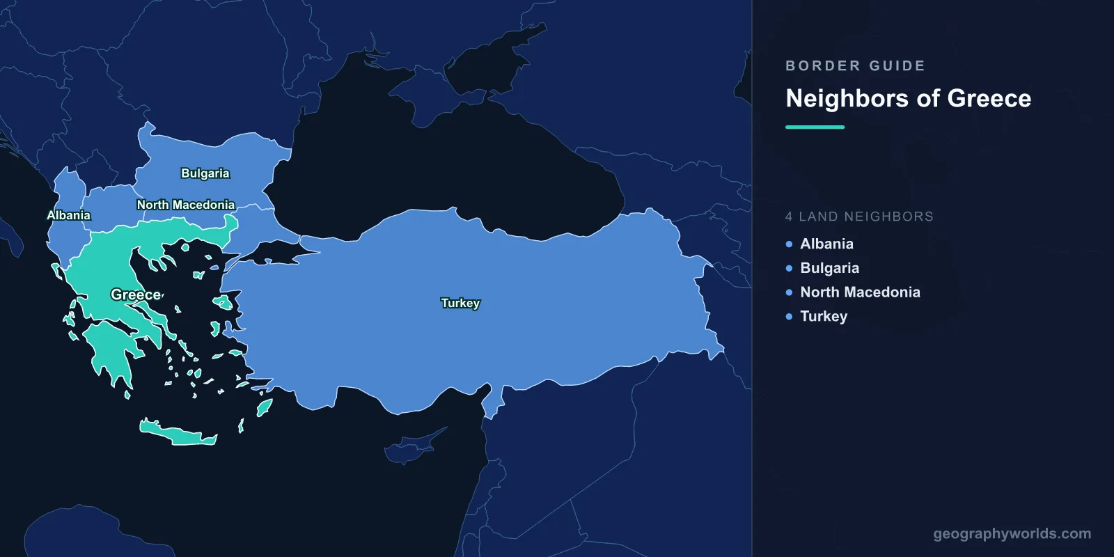 Neighboring Countries of Greece: Complete Border Guide