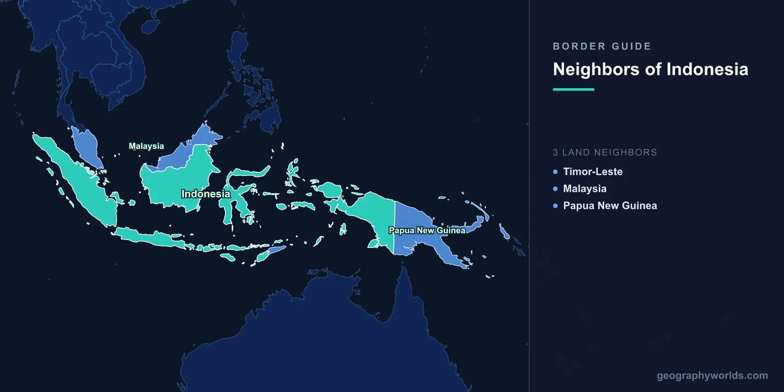 Neighboring Countries of Indonesia: Complete Border Guide
