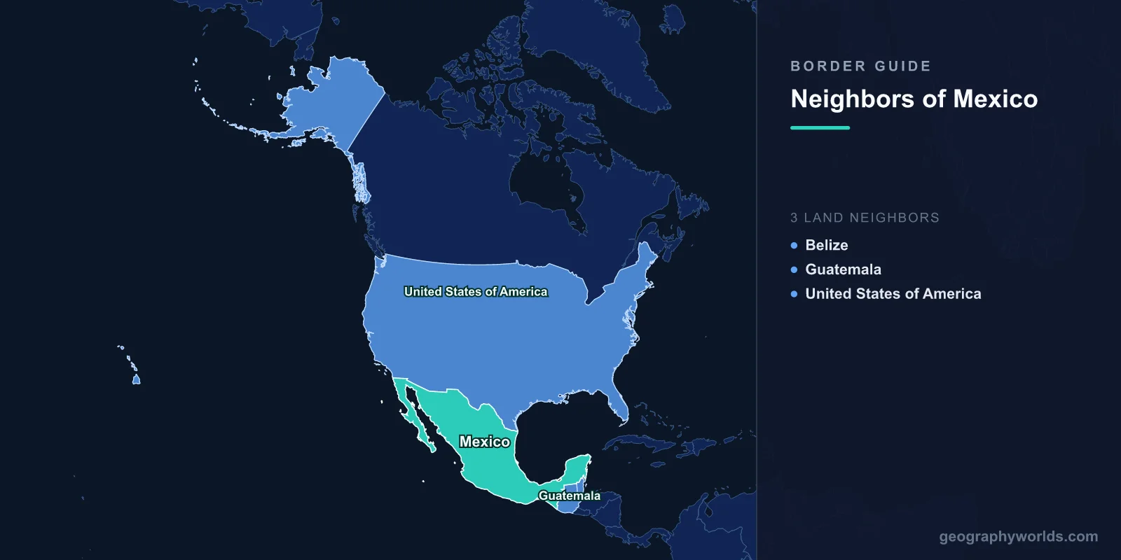 Neighboring Countries of Mexico: Complete Border Guide