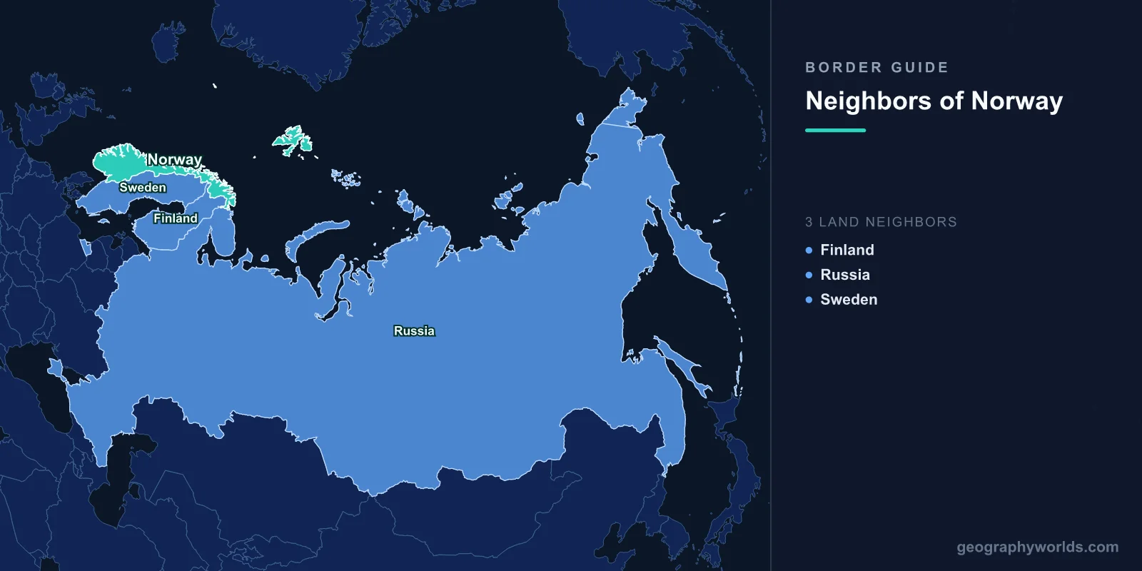 Neighboring Countries of Norway: Complete Border Guide