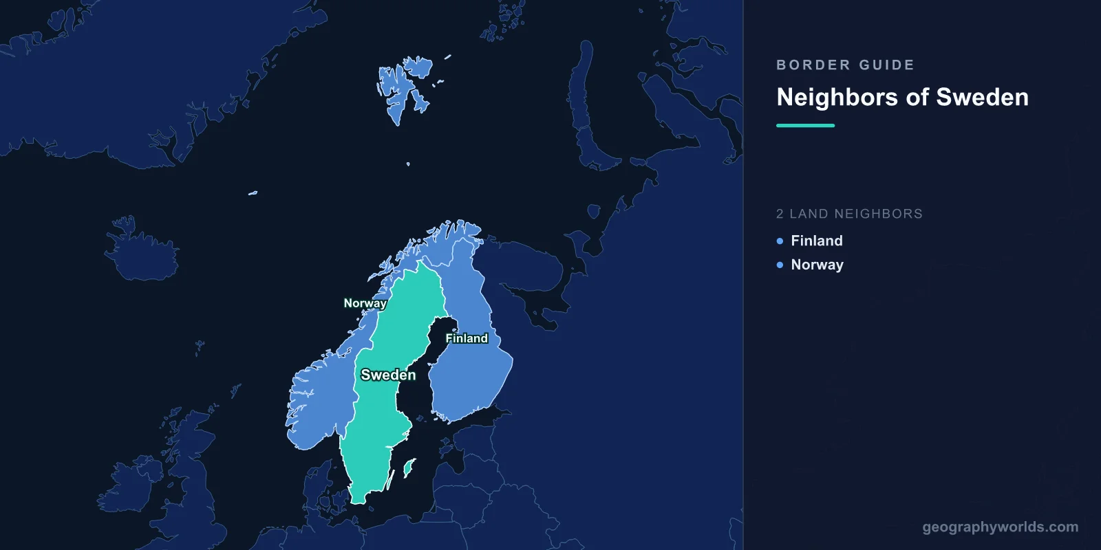 Neighboring Countries of Sweden: Complete Border Guide