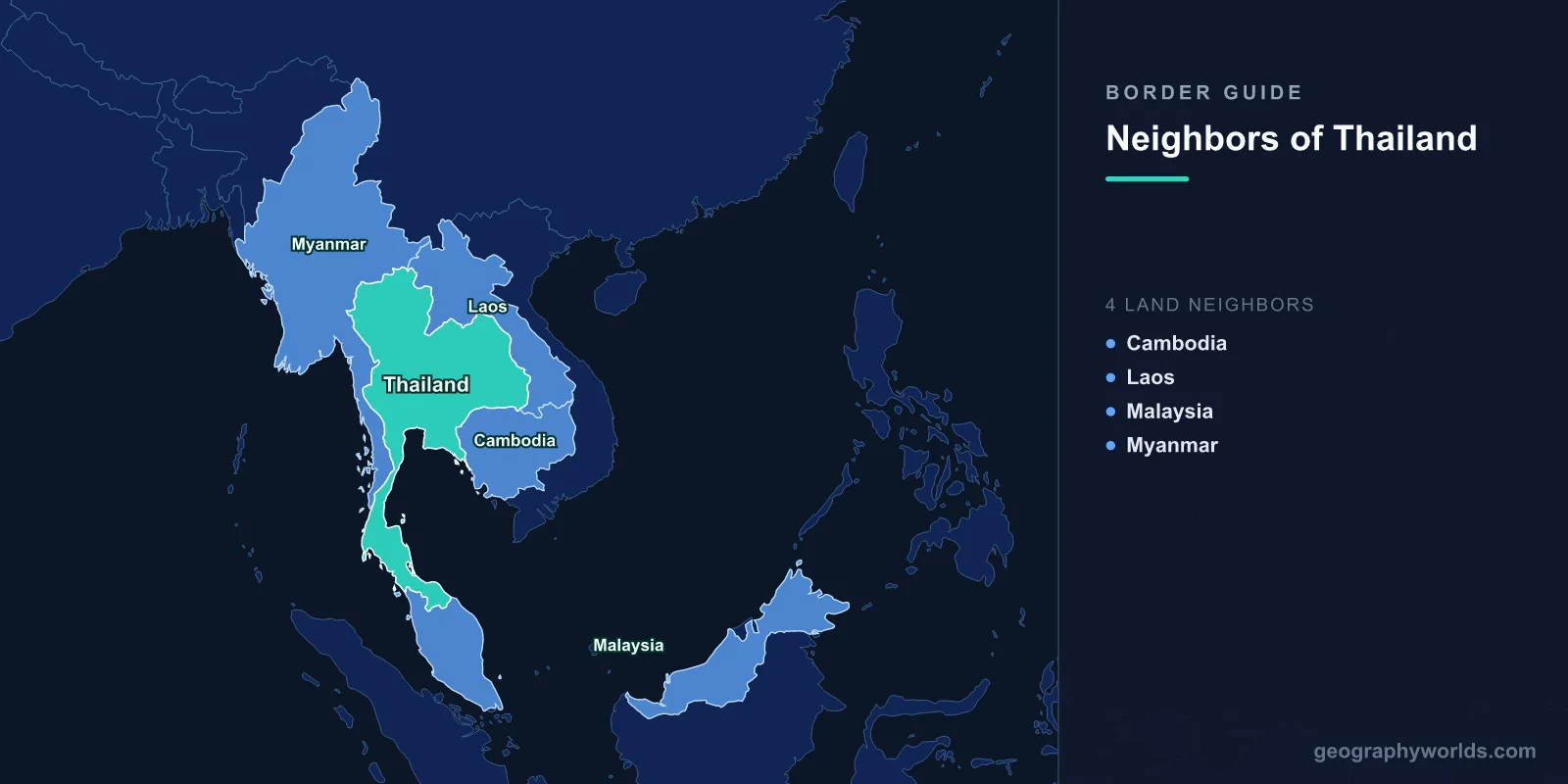 Neighboring Countries of Thailand: Complete Border Guide