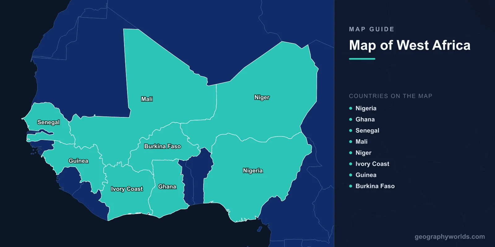 Map of West Africa: Countries, Capitals & Geography Guide