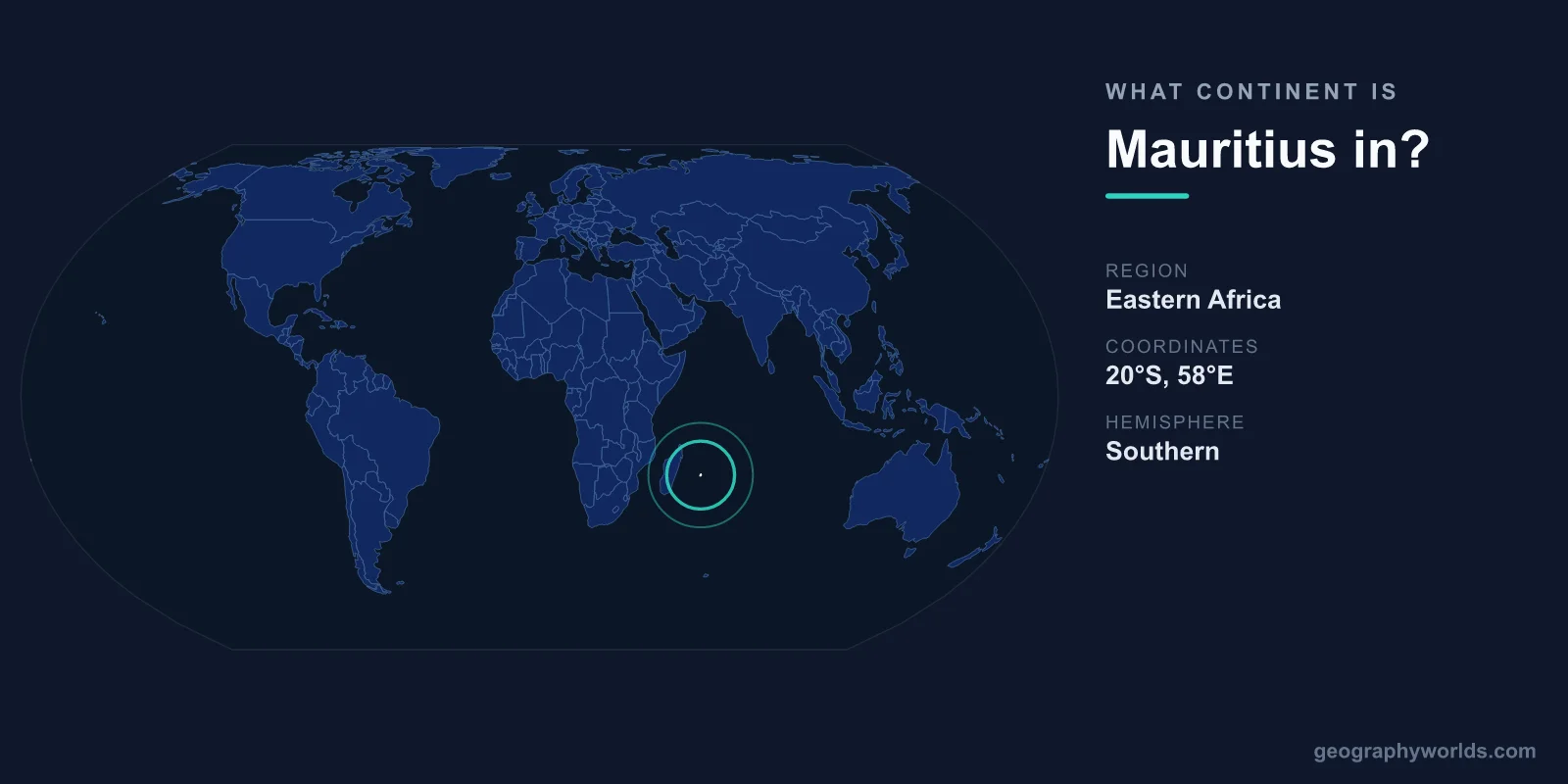 What Continent Is Mauritius In? Location & Geography Explained