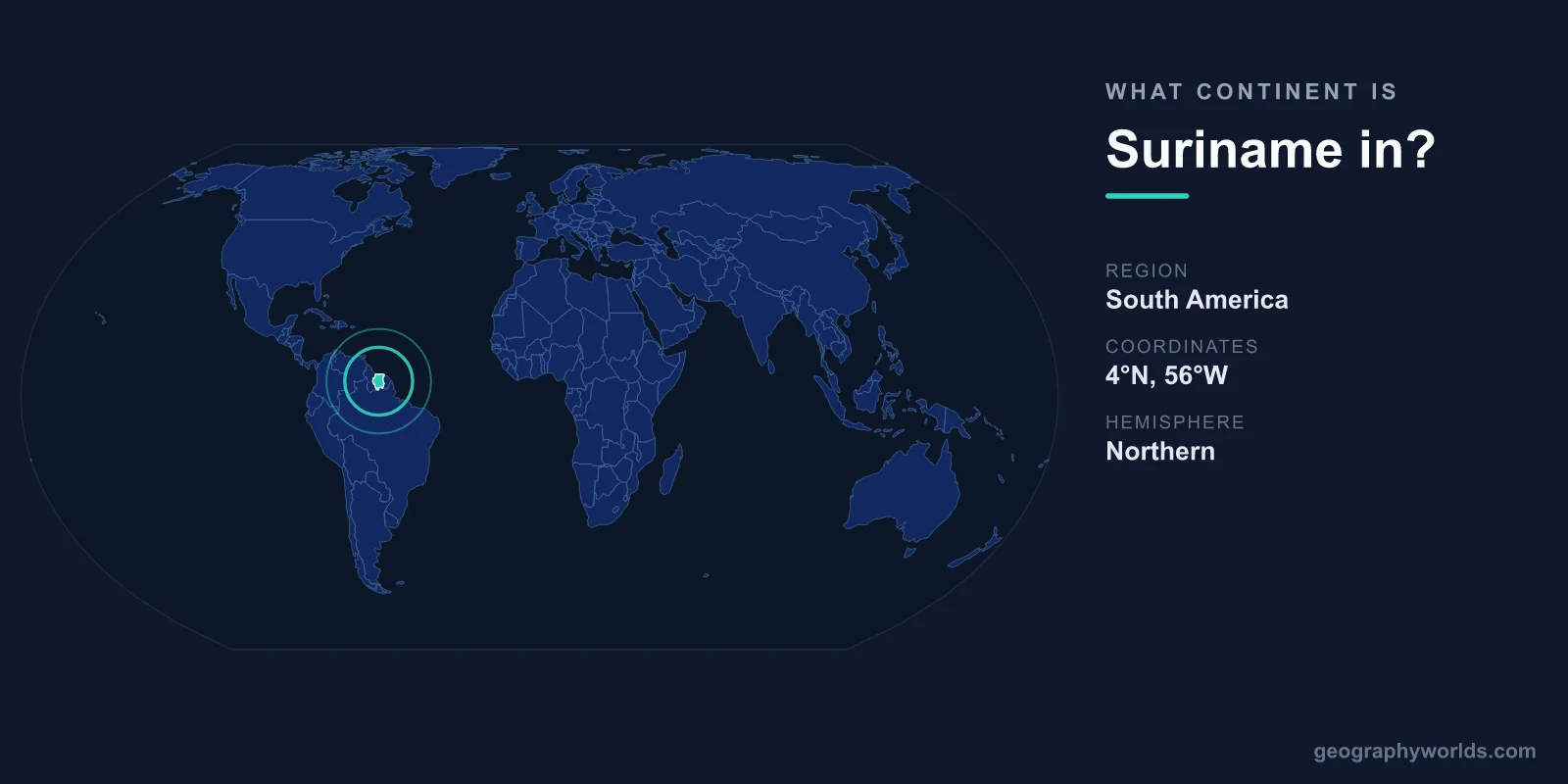What Continent Is Suriname In? Location & Geography Explained