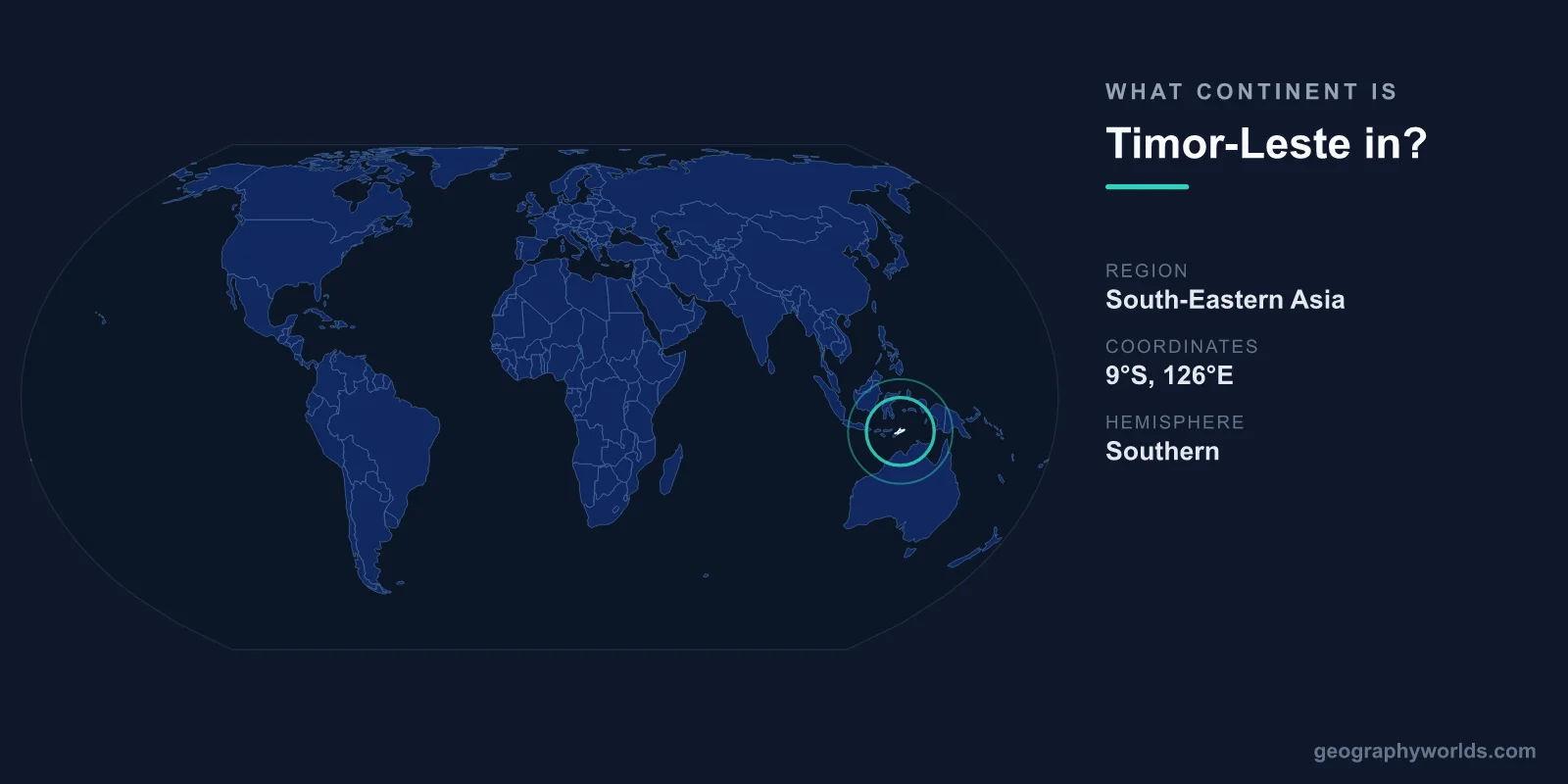 What Continent Is Timor-Leste In? Location & Geography Explained