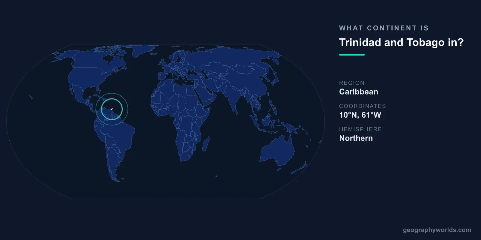 What Continent Is Trinidad and Tobago In? Location & Geography Explained