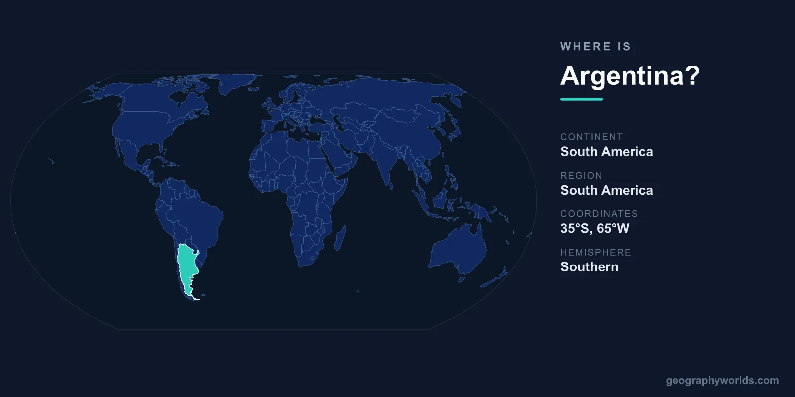 Where Is Argentina? Location, Map & Geographic Guide