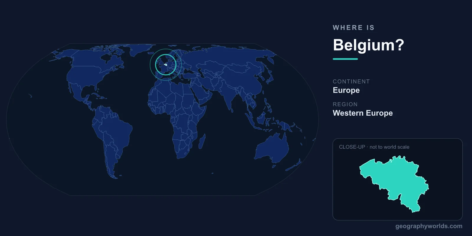 Where Is Belgium? Location, Map & Geographic Guide