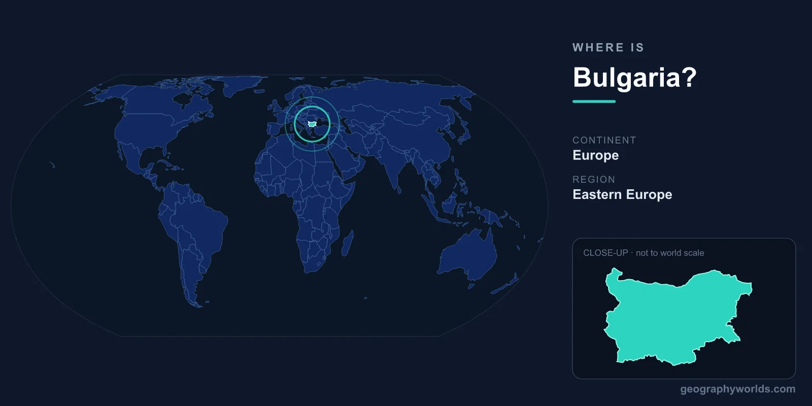 Where Is Bulgaria? Location, Map & Geographic Guide