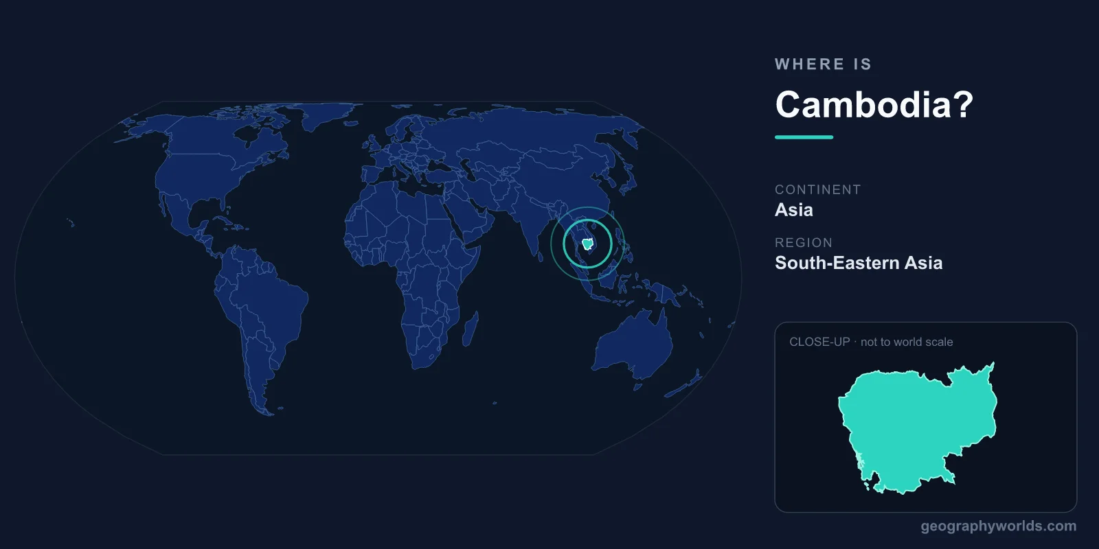 Where Is Cambodia? Location, Map & Geographic Guide