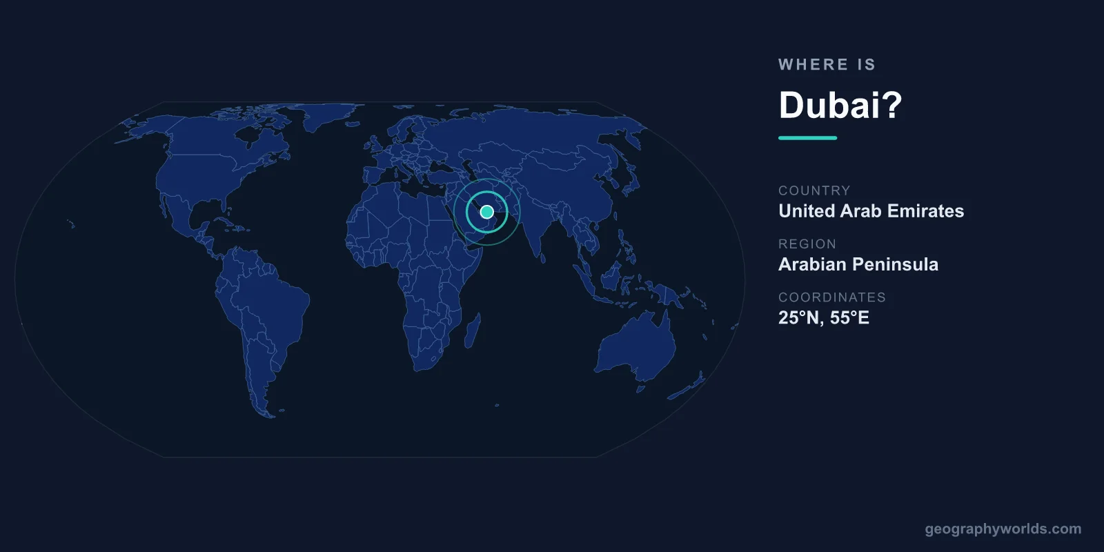 Where Is Dubai? Location, Map & Geographic Guide