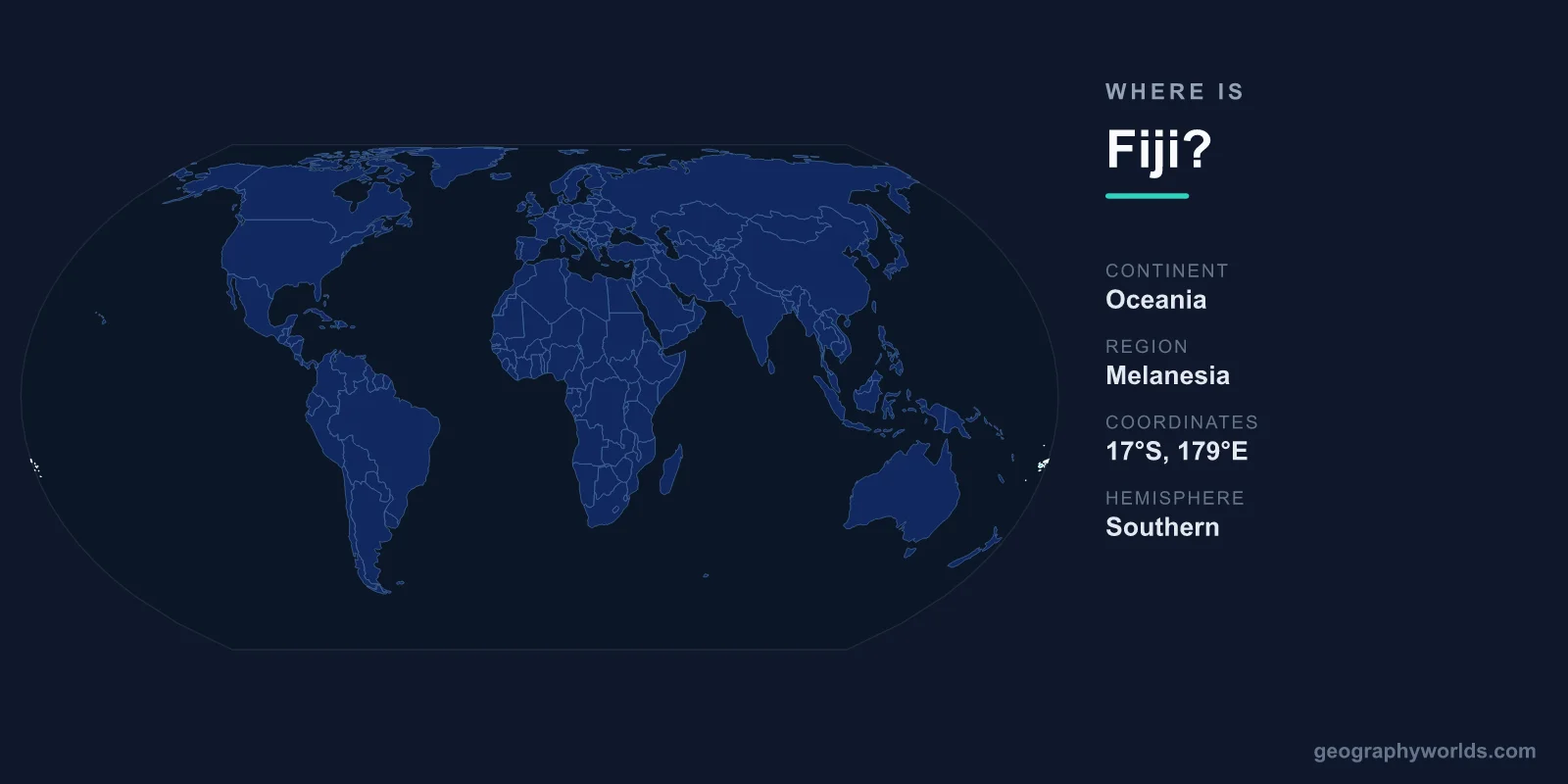 Where Is Fiji? Location, Map & Geographic Guide