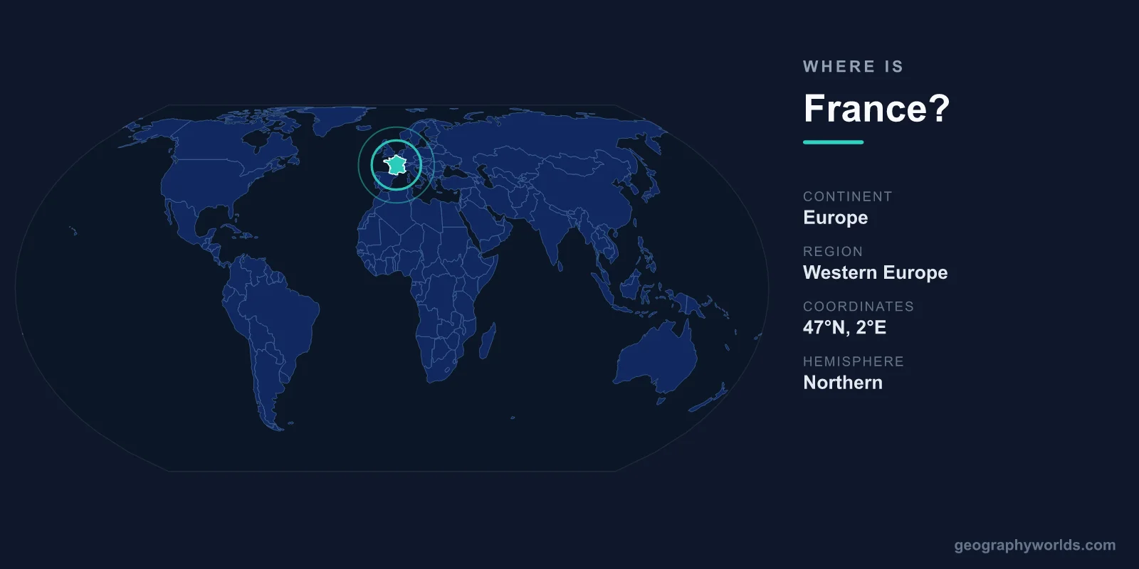 Where Is France? Location, Map & Geographic Guide