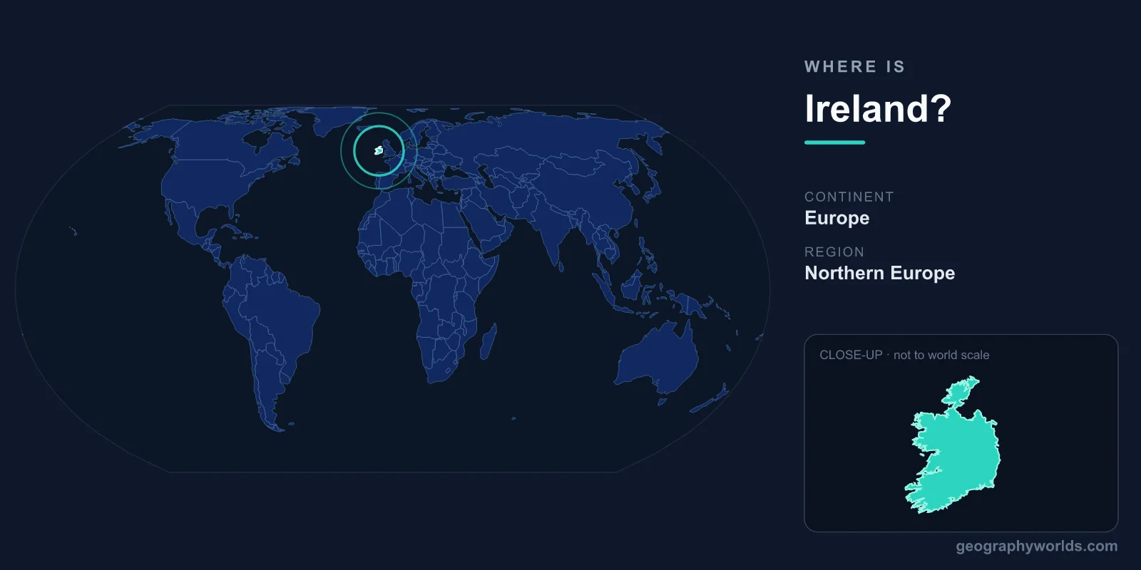 Where Is Ireland? Location, Map & Geographic Guide