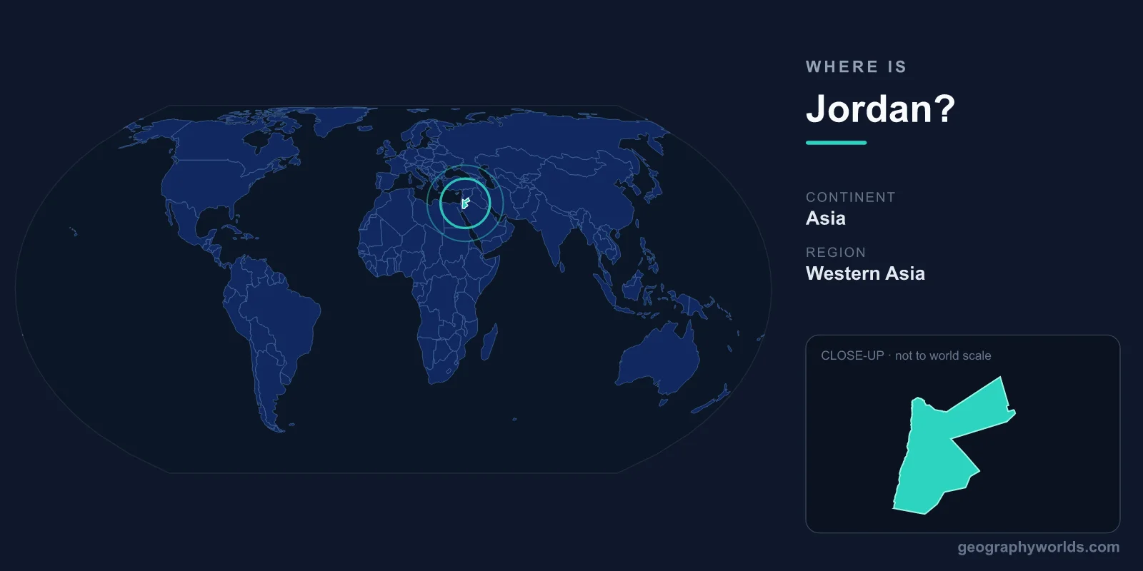 Where Is Jordan? Location, Map & Geographic Guide