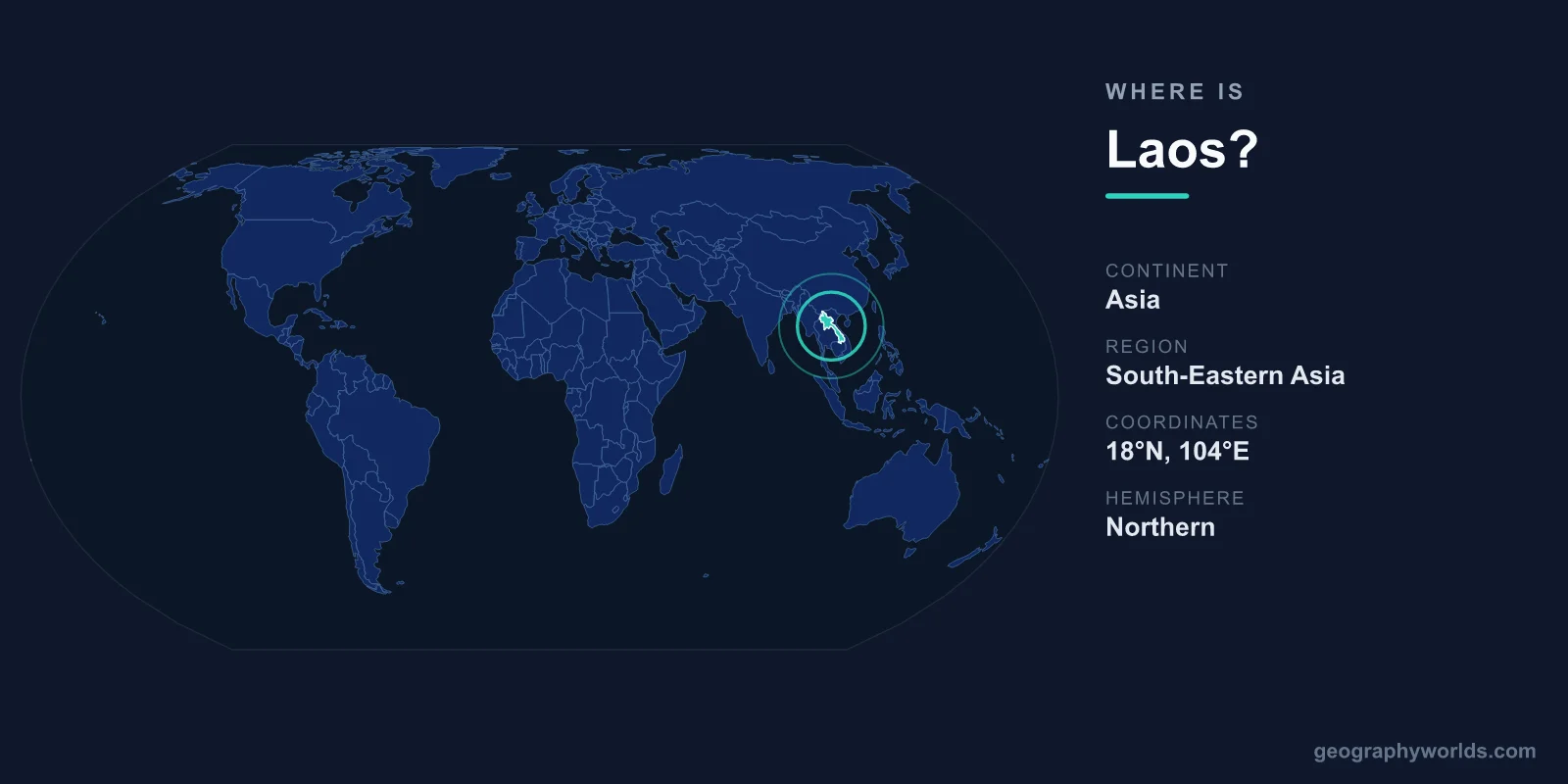 Where Is Laos? Location, Map & Geographic Guide