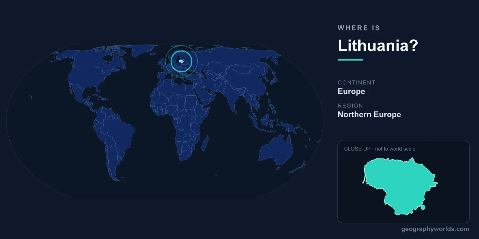 Where Is Lithuania? Location, Map & Geographic Guide