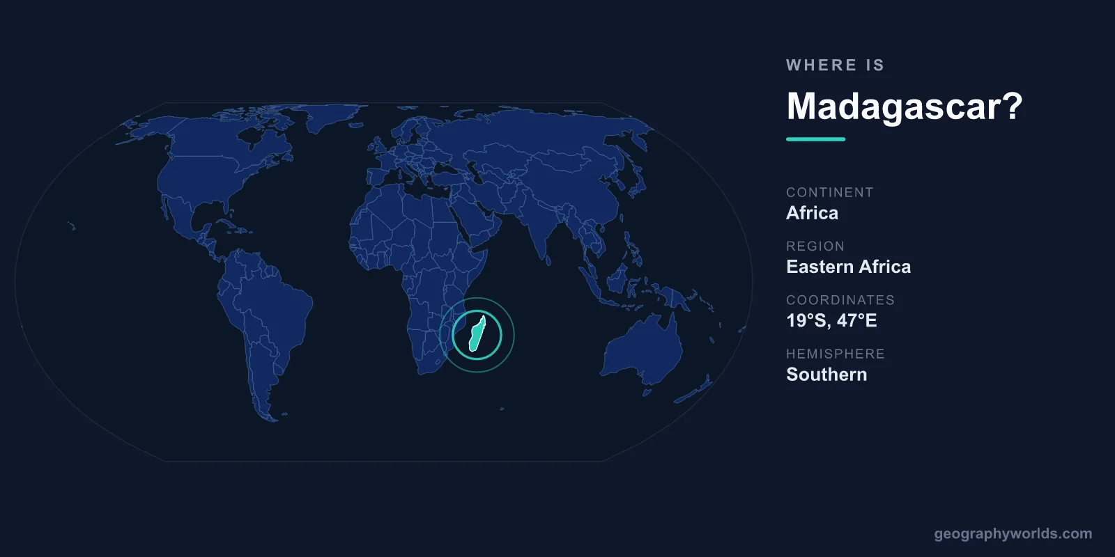 Where Is Madagascar? Location, Map & Geographic Guide