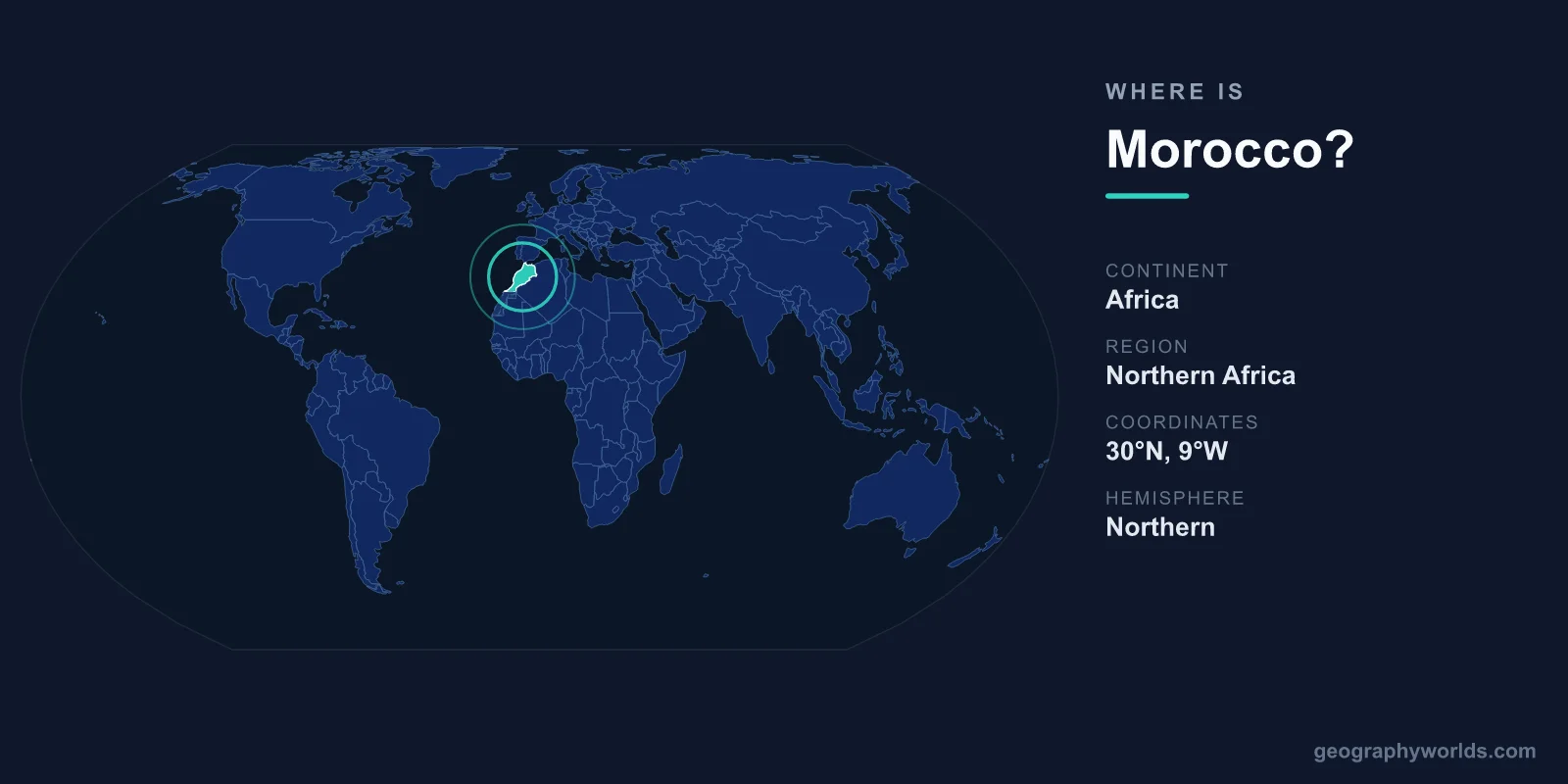 Where Is Morocco? Location, Map & Geographic Guide
