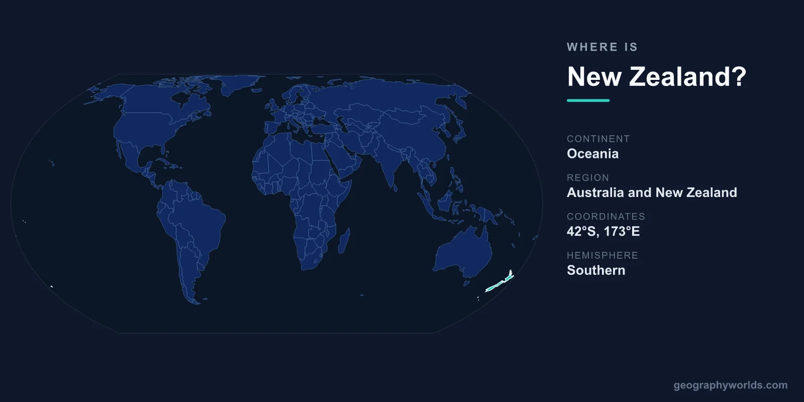 Where Is New Zealand? Location, Map & Geographic Guide