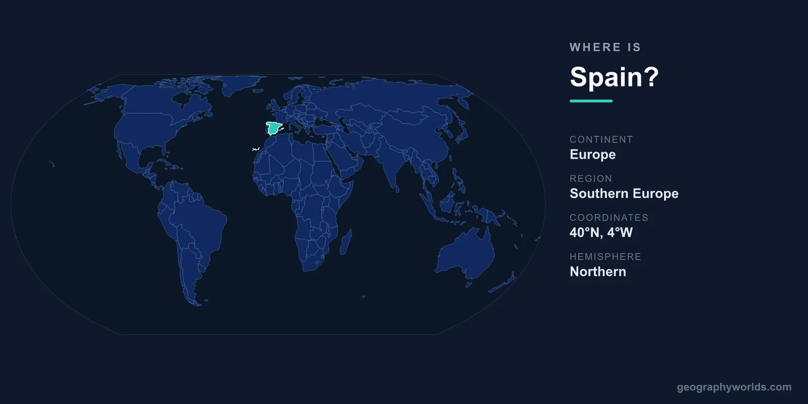 Where Is Spain? Location, Map & Geographic Guide