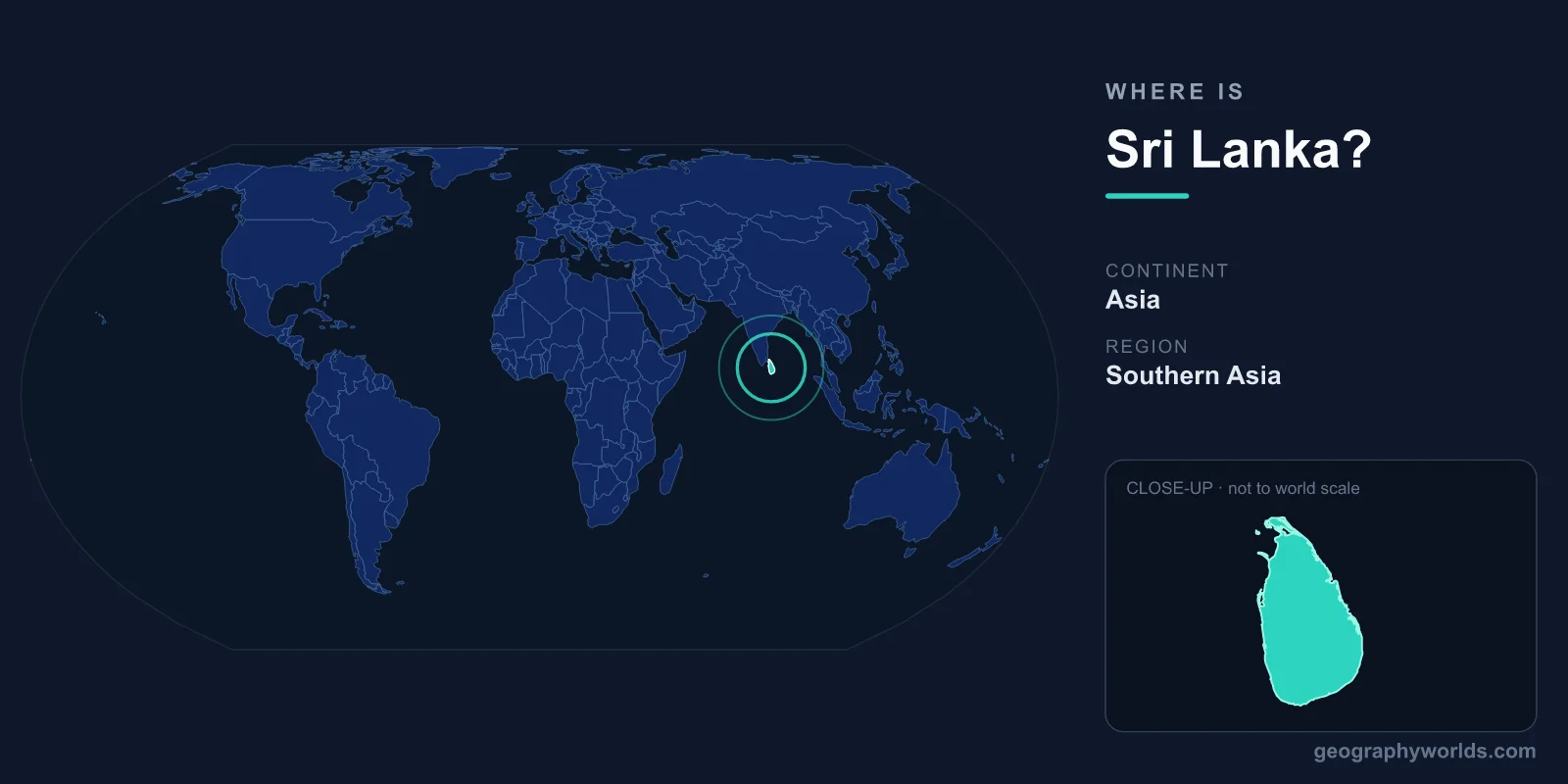 Where Is Sri Lanka? Location, Map & Geographic Guide