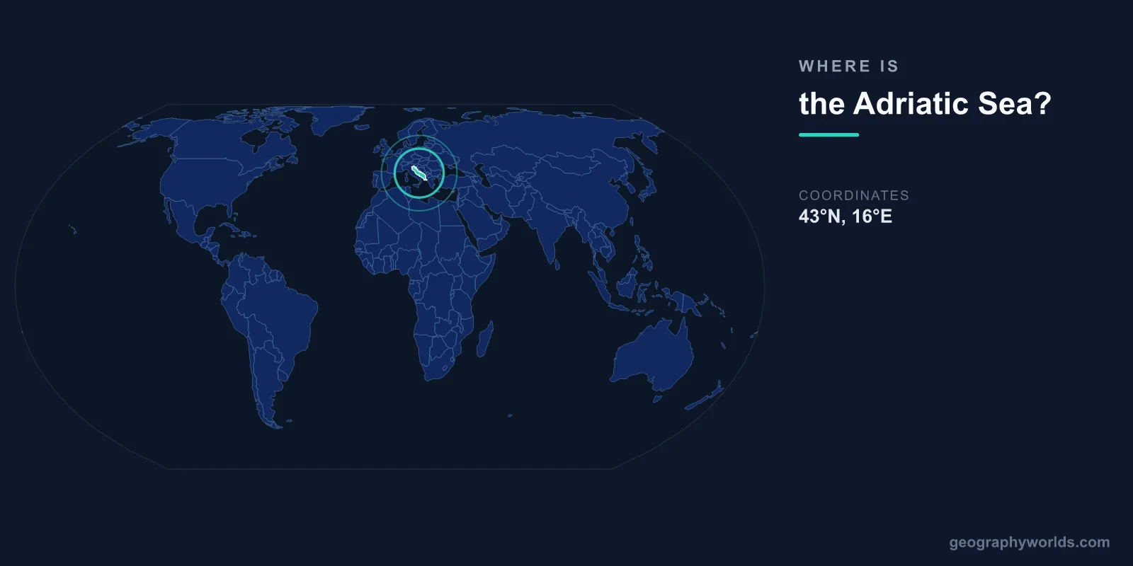 Where Is the Adriatic Sea? Location, Map & Coastal Nations