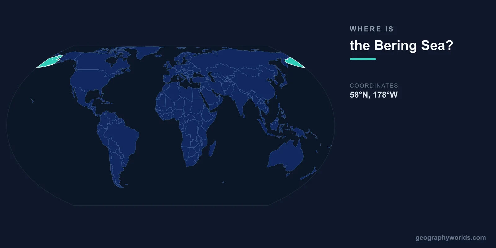 Where Is the Bering Sea? Location, Map & Surrounding Lands