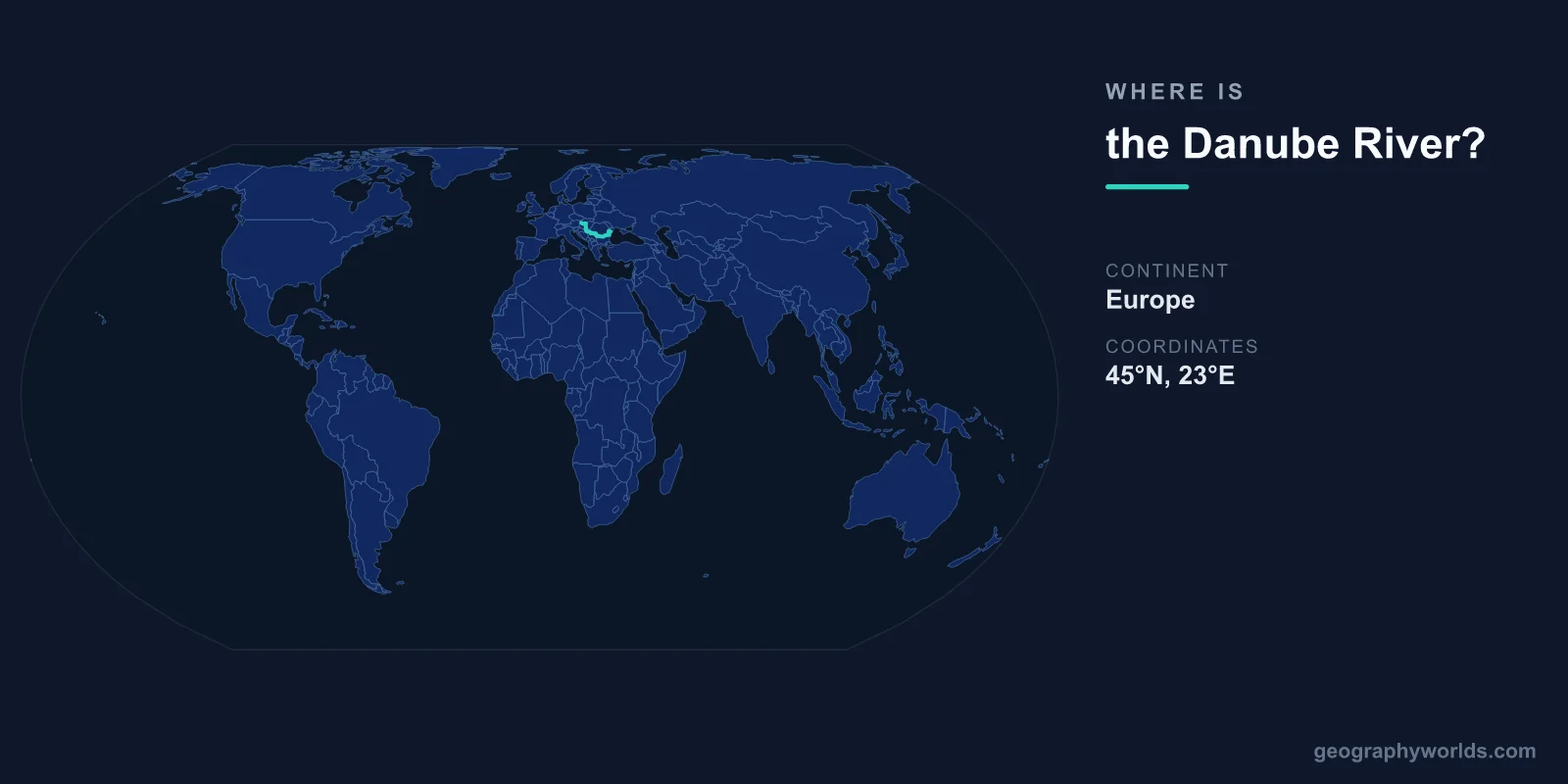 Where Is the Danube River? Location, Map & Countries It Flows Through