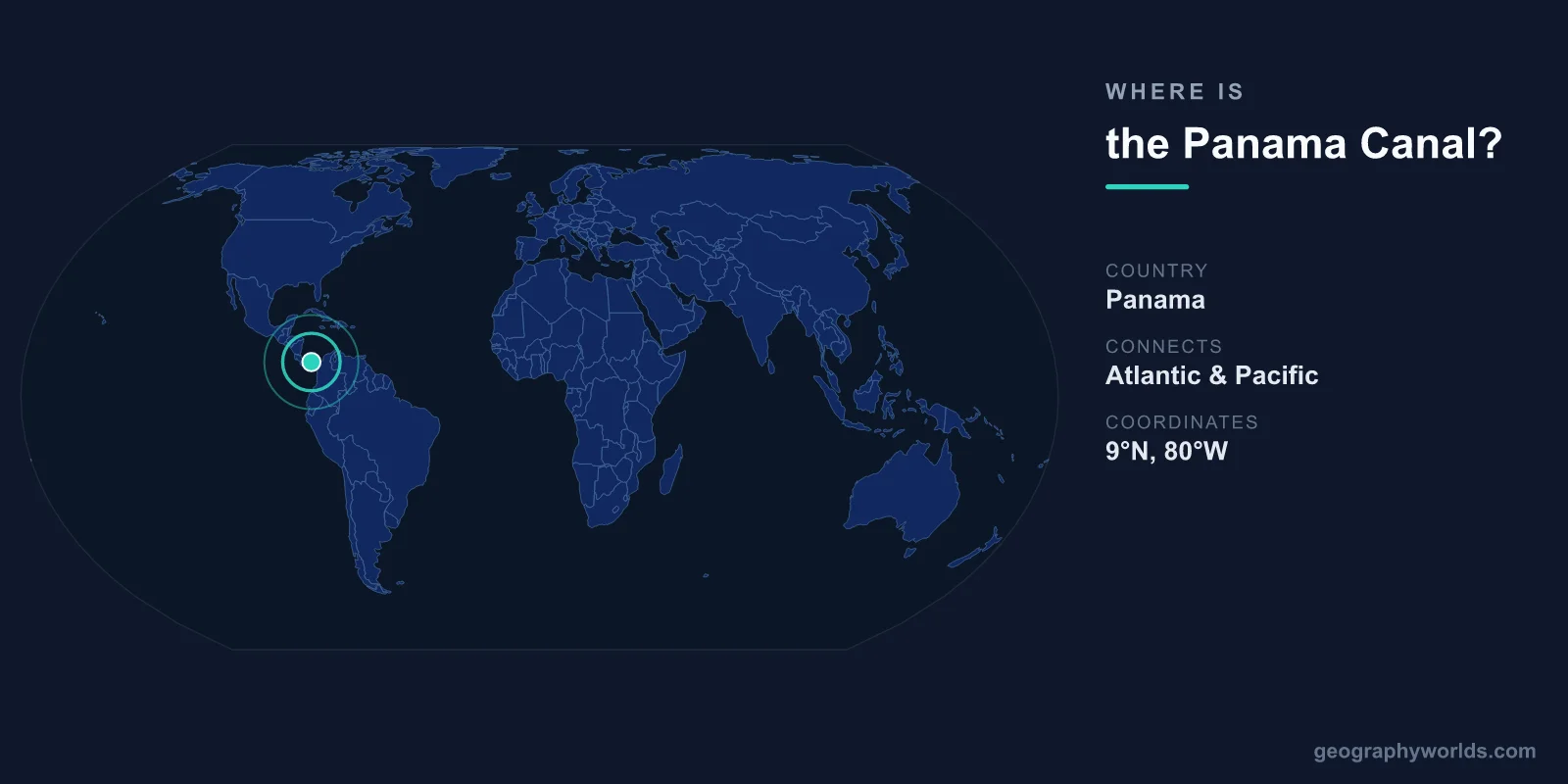 Where Is the Panama Canal? Location, Map & How It Works