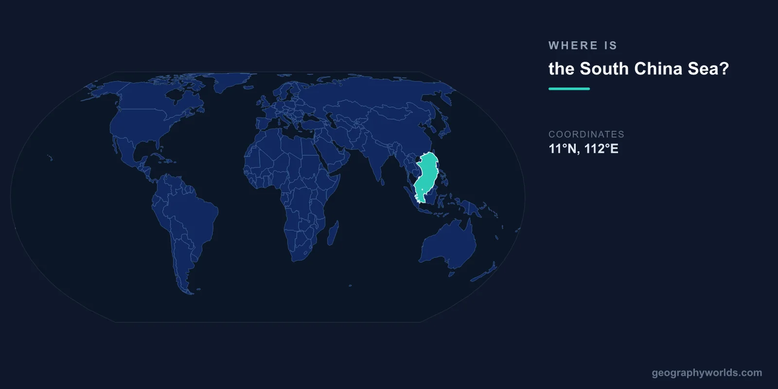 Where Is the South China Sea? Location, Map & Bordering Countries